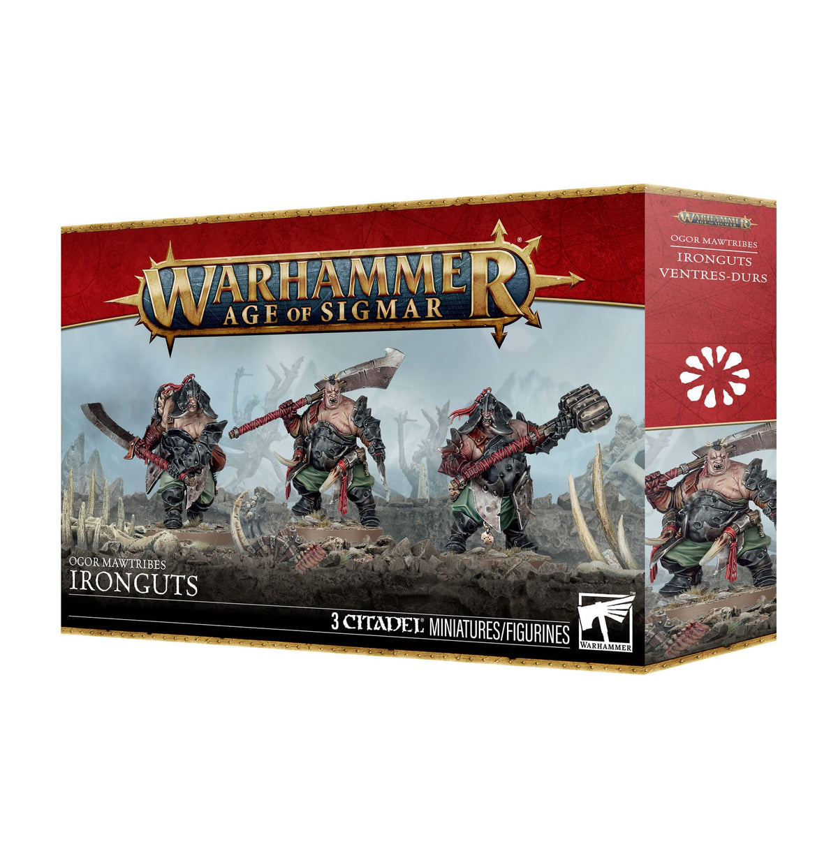 Games Workshop Tabletop Games > Games Workshop > Age of Sigmar Warhammer - Age of Sigmar - Ogor Mawtribes - Ironguts 5011921266876 95-09