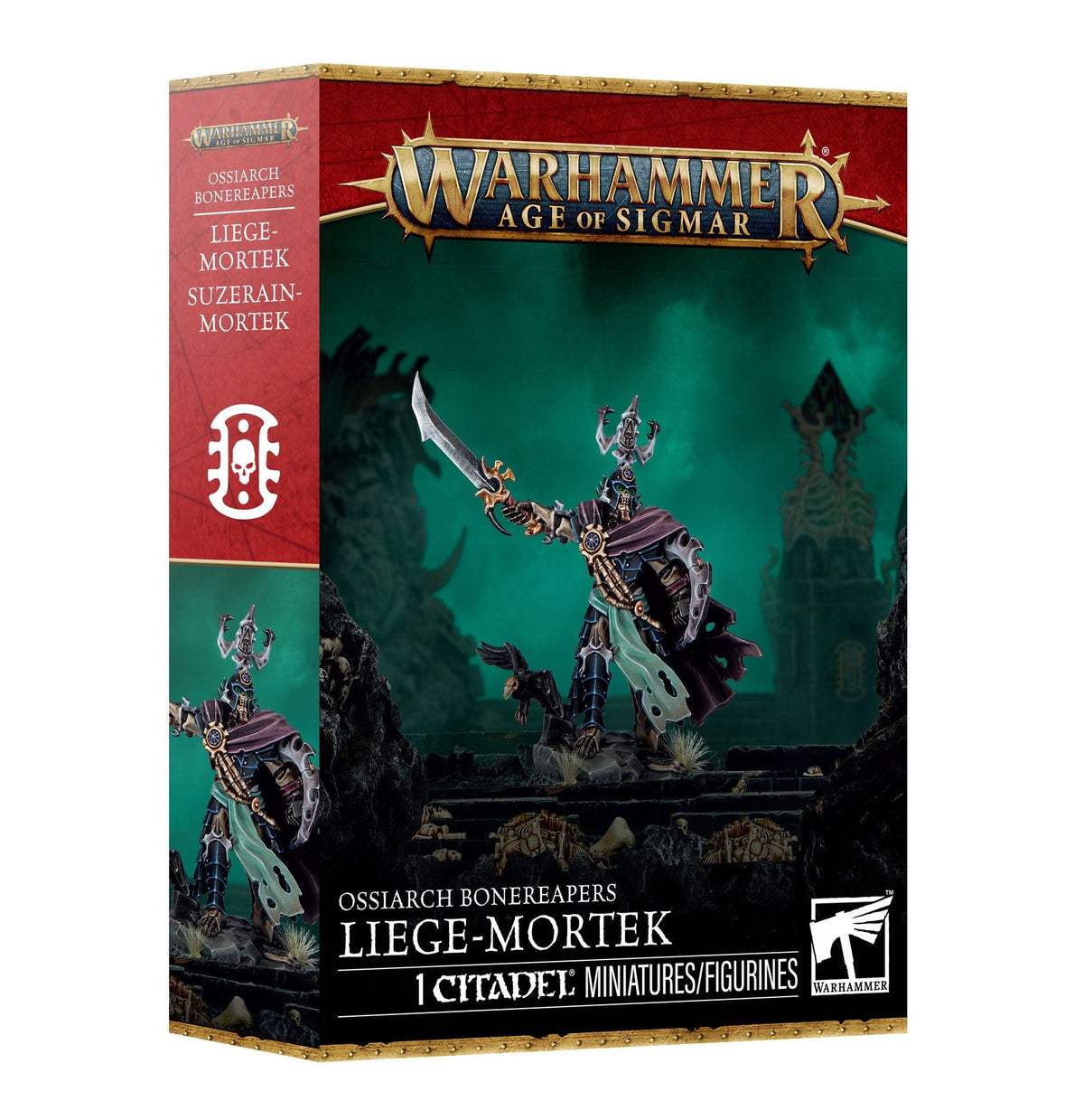 Games Workshop Tabletop Games > Games Workshop > Age of Sigmar Warhammer Age of Sigmar - Ossiarch Bonereapers: Liege-Mortek 5011921249374 94-46