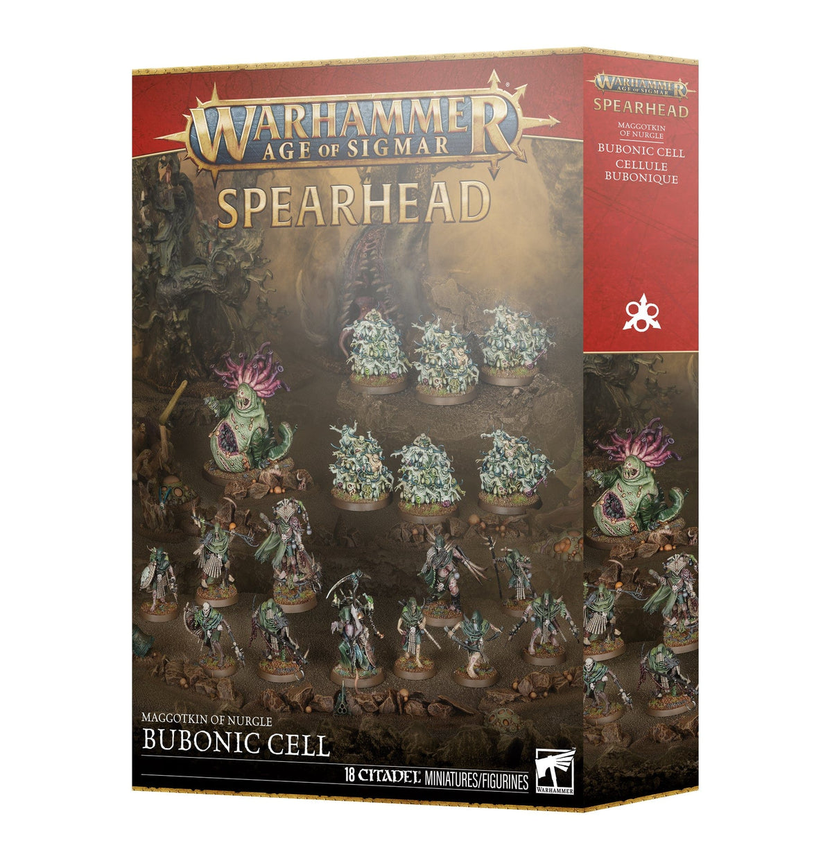 Games Workshop Tabletop Games > Games Workshop > Age of Sigmar Warhammer Age of Sigmar: Spearhead: Maggotkin Nurgle Bubonic Cell 5011921249206 70-838
