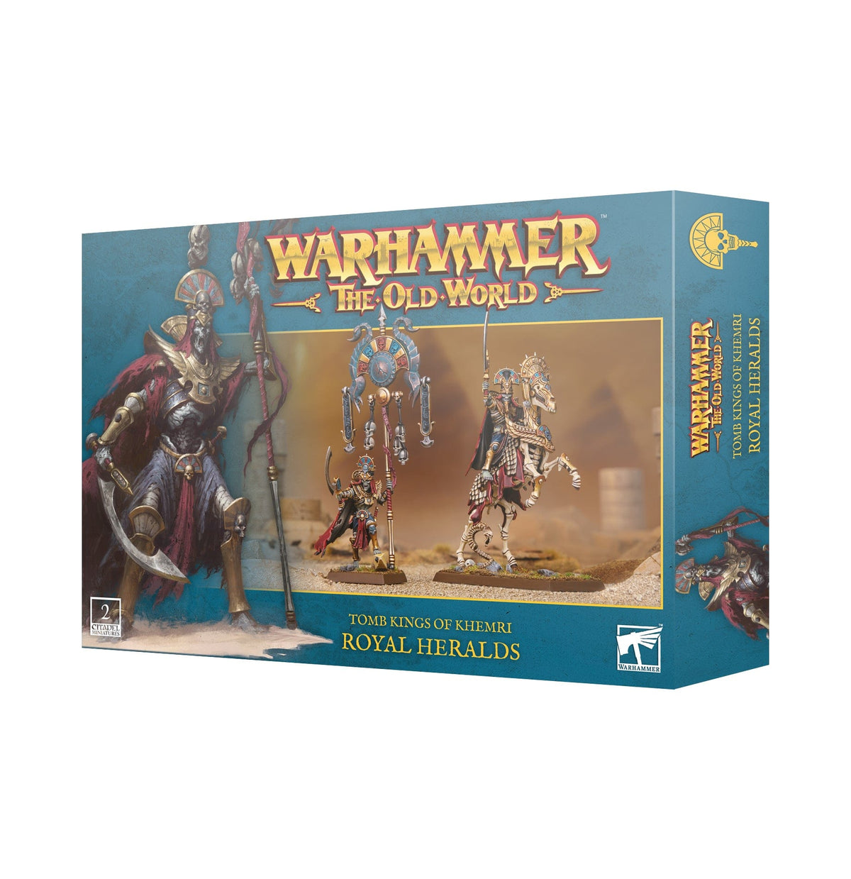 Games Workshop Tabletop Games > Games Workshop > Old World Warhammer Old World - Tomb Kings of Khemri: Royal Heralds 5011921253685 07-13