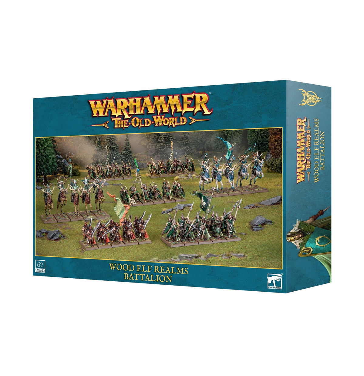 Games Workshop Tabletop Games > Games Workshop > Other Warhammer Warhammer 40K - The Old World: Battalion Wood Elf Realms 5011921221967 13-109