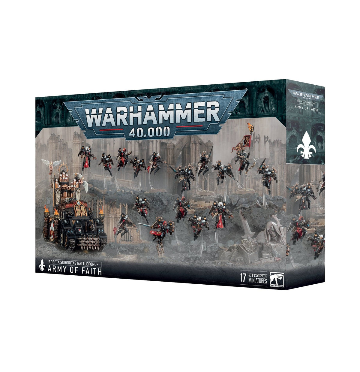 Games Workshop Tabletop Games > Games Workshop > Warhammer 40k > Adepta Sororitas Warhammer: Adeptus Sororitas Battleforce - Army of Faith 5011921218233 52-38