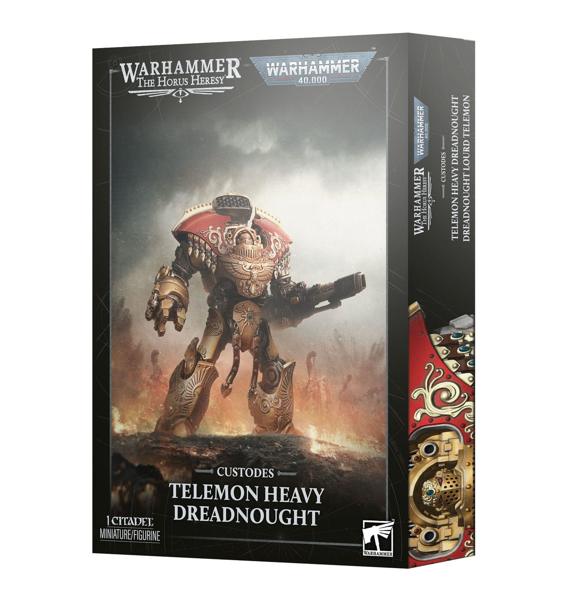 Games Workshop Tabletop Games > Games Workshop > Warhammer 40k > Adeptus Custodes Warhammer 40K - Adeptus Custodes: Telemon Heavy Dreadnought 5011921267873 77-02