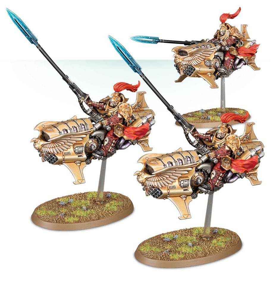 Games Workshop Tabletop Games > Games Workshop > Warhammer 40k > Adeptus Custodes Warhammer - 40k: Adeptus Custodes - Vertus Praetors 5011921172061 01-12