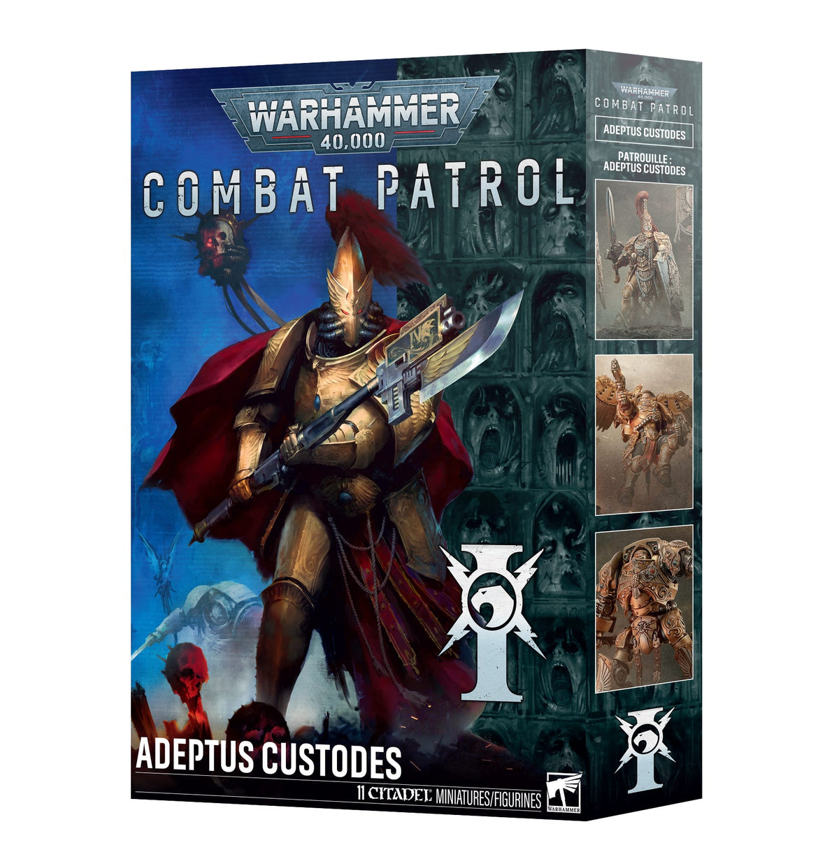 Games Workshop Tabletop Games > Games Workshop > Warhammer 40k > Adeptus Custodes Warhammer 40K - Combat Patrol: Adeptus Custodes 5011921275236 73-012