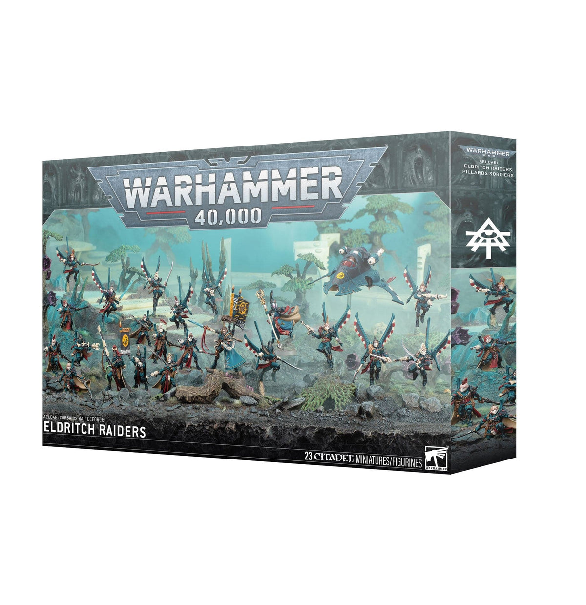 Games Workshop Tabletop Games > Games Workshop > Warhammer 40k > Aeldari Warhammer 40K - Aeldari Corsairs: Battleforce Eldritch Raiders 5011921185047 46-78