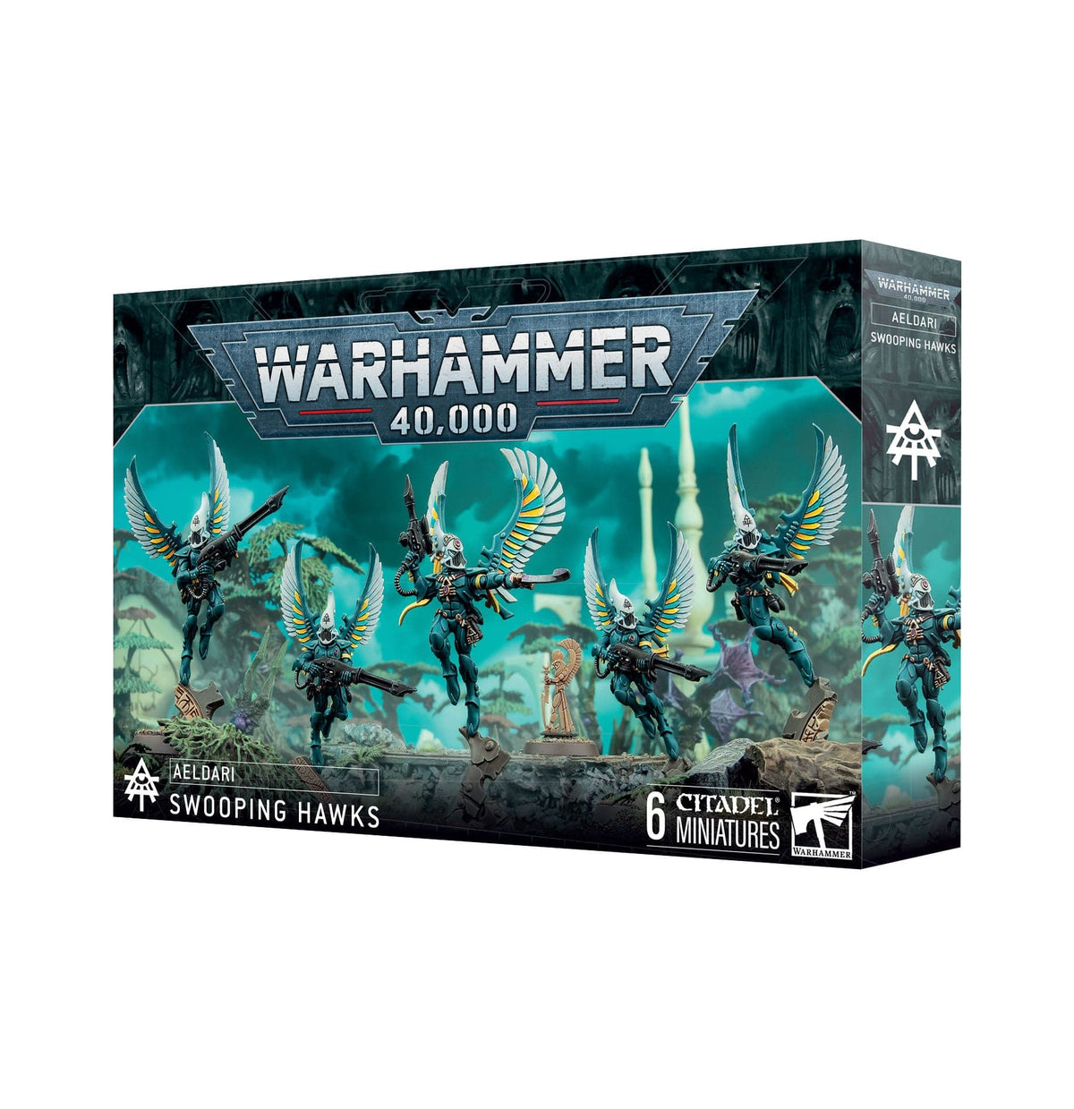 Games Workshop Tabletop Games > Games Workshop > Warhammer 40k > Aeldari Warhammer 40K - AELDARI: SWOOPING HAWKS 5011921225606 46-47