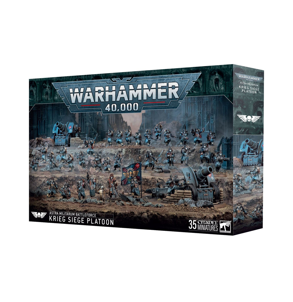 Games Workshop Tabletop Games > Games Workshop > Warhammer 40k > Astra Militarum Warhammer 40K - Astra Militarium: Krieg Seige Platoon 5011921258222 71-47