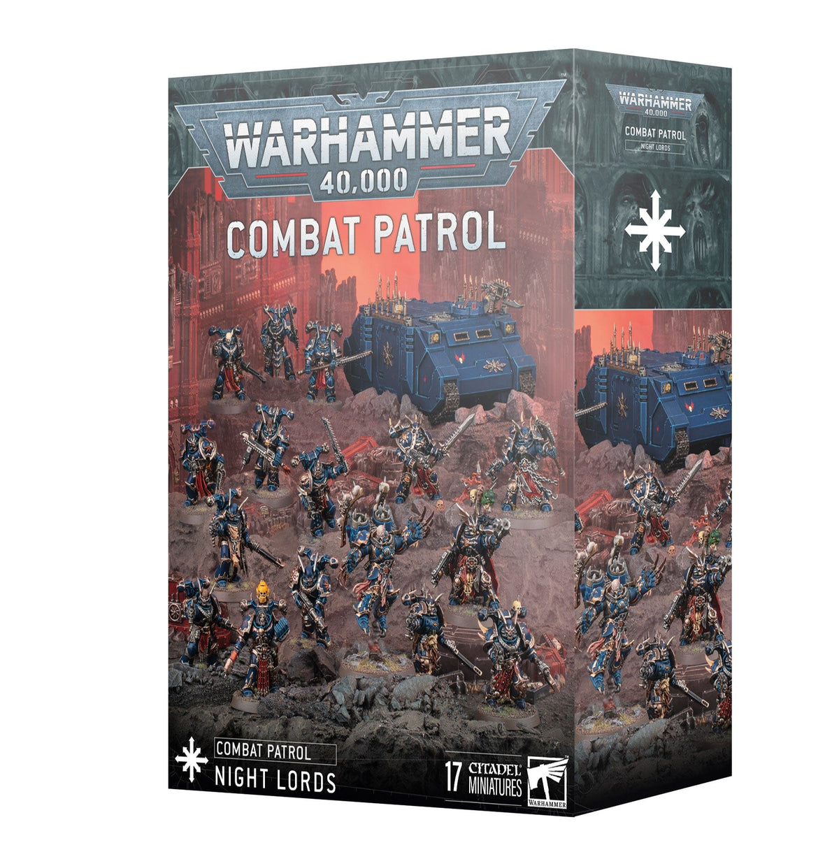Games Workshop Tabletop Games > Games Workshop > Warhammer 40k > Chaos Space Marines Warhammer 40K - Chaos Space Marines: Combat Patrol Night Lords 5011921245628 73-432