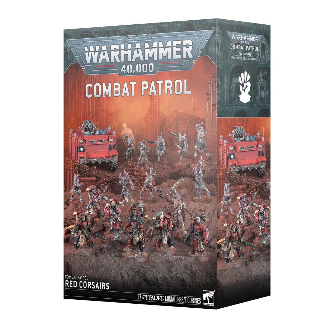 Games Workshop Tabletop Games > Games Workshop > Warhammer 40k > Chaos Space Marines Warhammer 40K - Chaos Space Marines: Combat Patrol Red Corsairs 5011921251360 73-433