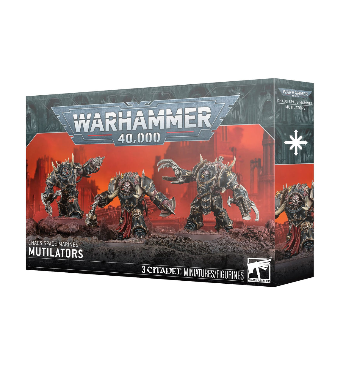 Games Workshop Tabletop Games > Games Workshop > Warhammer 40k > Chaos Space Marines Warhammer 40K: Chaos Space Marines: Mutilators 5011921252299 43-43