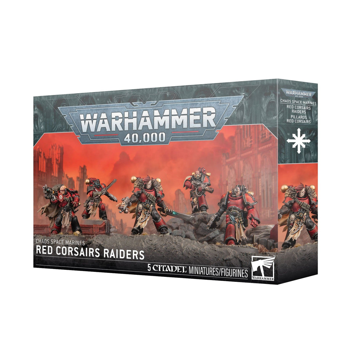 Games Workshop Tabletop Games > Games Workshop > Warhammer 40k > Chaos Space Marines Warhammer 40K - Chaos Space Marines: Red Corsairs Raiders 5011921251711 43-113