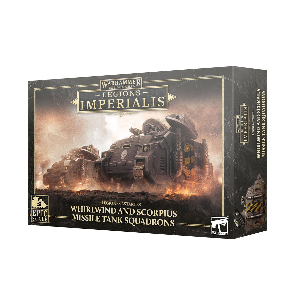 Games Workshop Tabletop Games > Games Workshop > Warhammer 40k > Horus Heresy Warhammer 40K - Legions Imperialis: WHIRLWIND/SKORPIUS MISSILE TANK SQD 5011921225972 03-94
