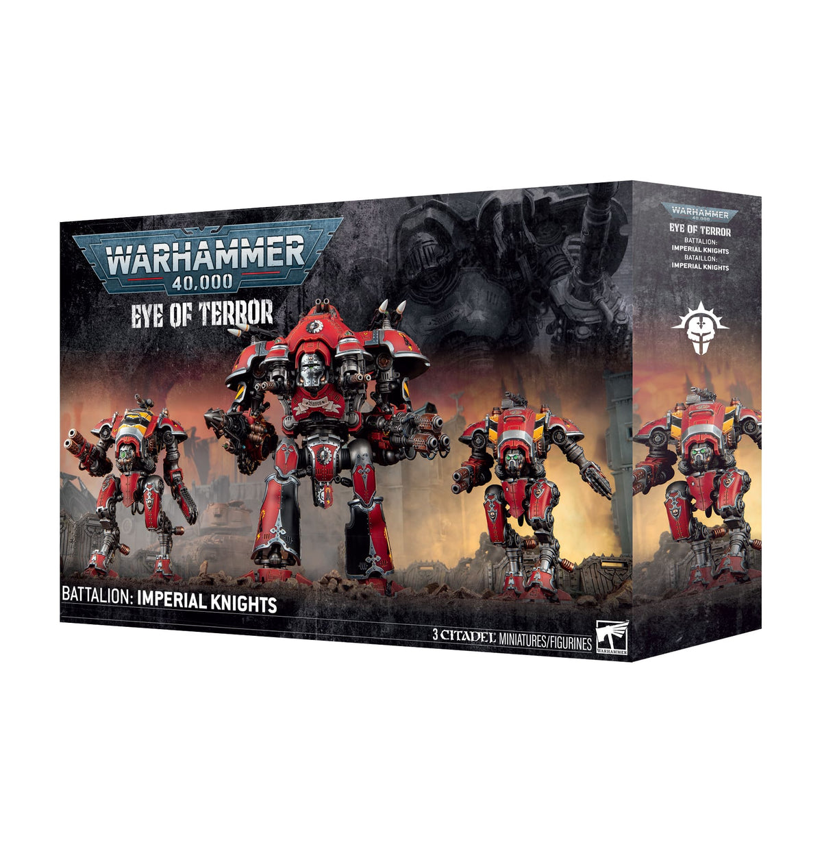Games Workshop Tabletop Games > Games Workshop > Warhammer 40k > Imperial Knights Warhammer 40K: Eye Of Terror - Battalion Imperial Knights 5011921261628 54-04