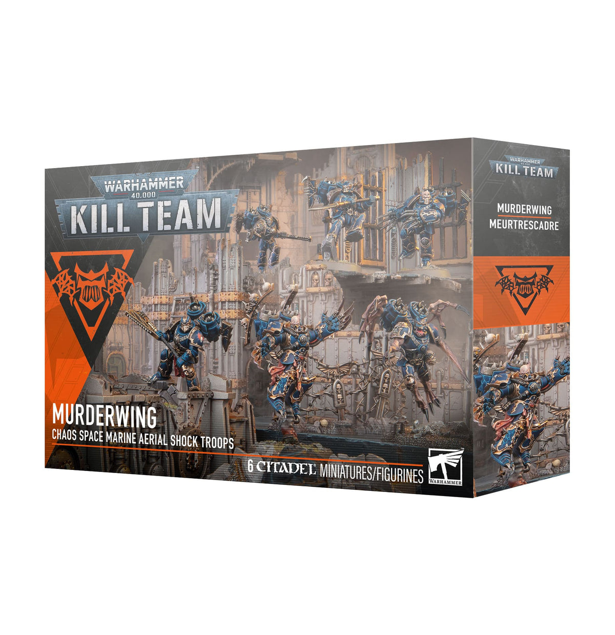 Games Workshop Tabletop Games > Games Workshop > Warhammer 40k > Kill Team Warhammer 40K: Kill-Team - Murderwing Chaos Space Marine Aerial Shook Troops 5011921252930 102-70