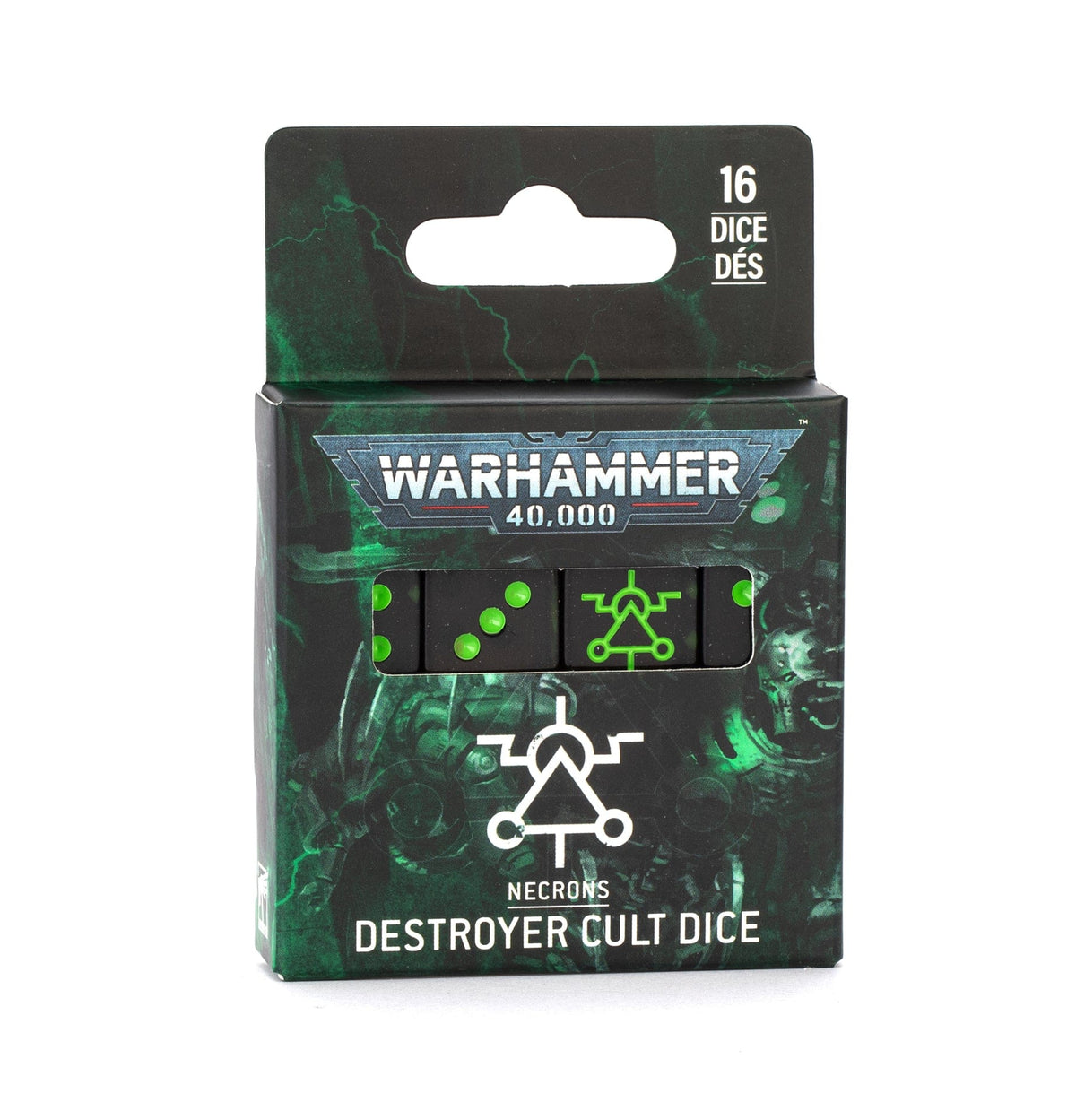 Games Workshop Tabletop Games > Games Workshop > Warhammer 40k > Necrons Warhammer 40K - Necrons - Destroyer Cult Dice 5011921254378 49-47