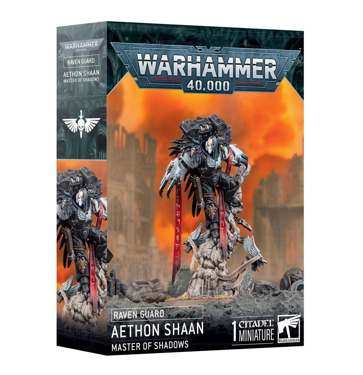 Games Workshop Tabletop Games > Games Workshop > Warhammer 40k > Raven Guard Warhammer 40K - Raven Guard - Aethon Shaan 5011921248254 55-60