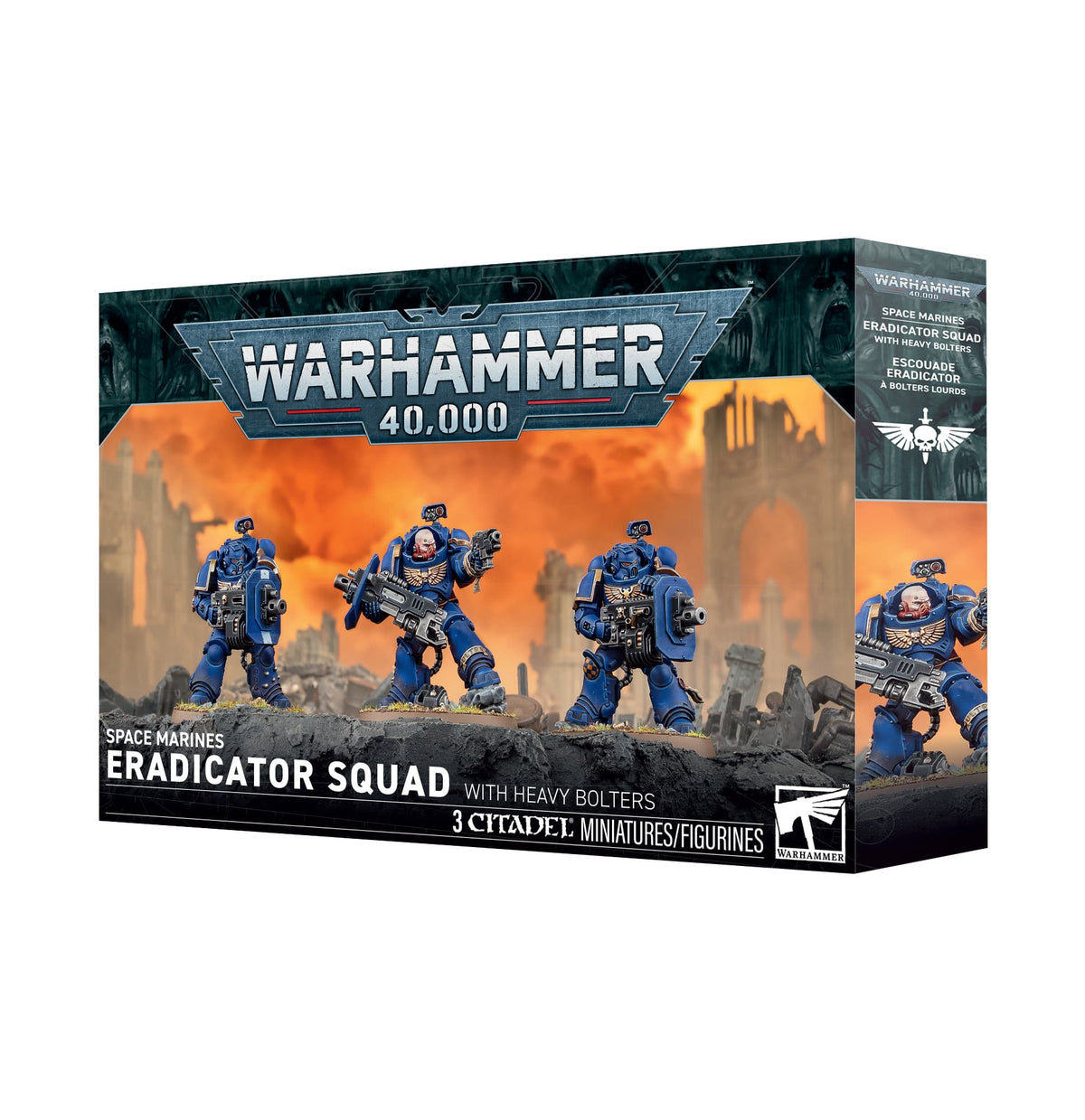 Games Workshop Tabletop Games > Games Workshop > Warhammer 40k > Space Marines Warhammer 40K - Space Marines: Eradicator Squad With Heavy Bolters 5011921267514 48-110