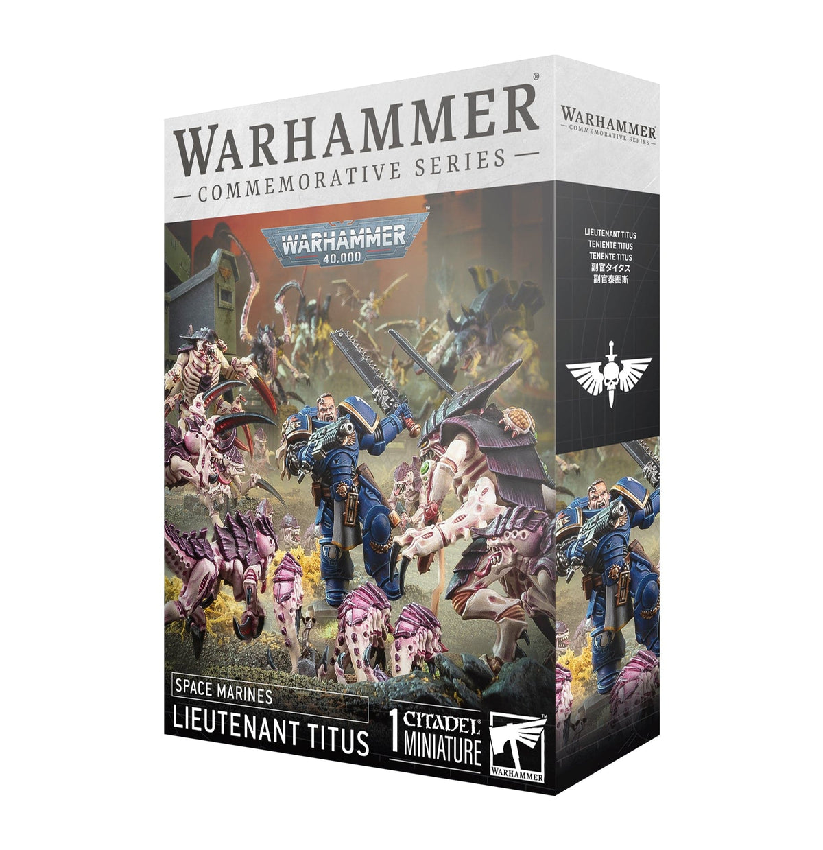 Games Workshop Tabletop Games > Games Workshop > Warhammer 40k > Space Marines Warhammer 40K - Space Marines: Lieutenant Titus 5011921262953 55-08