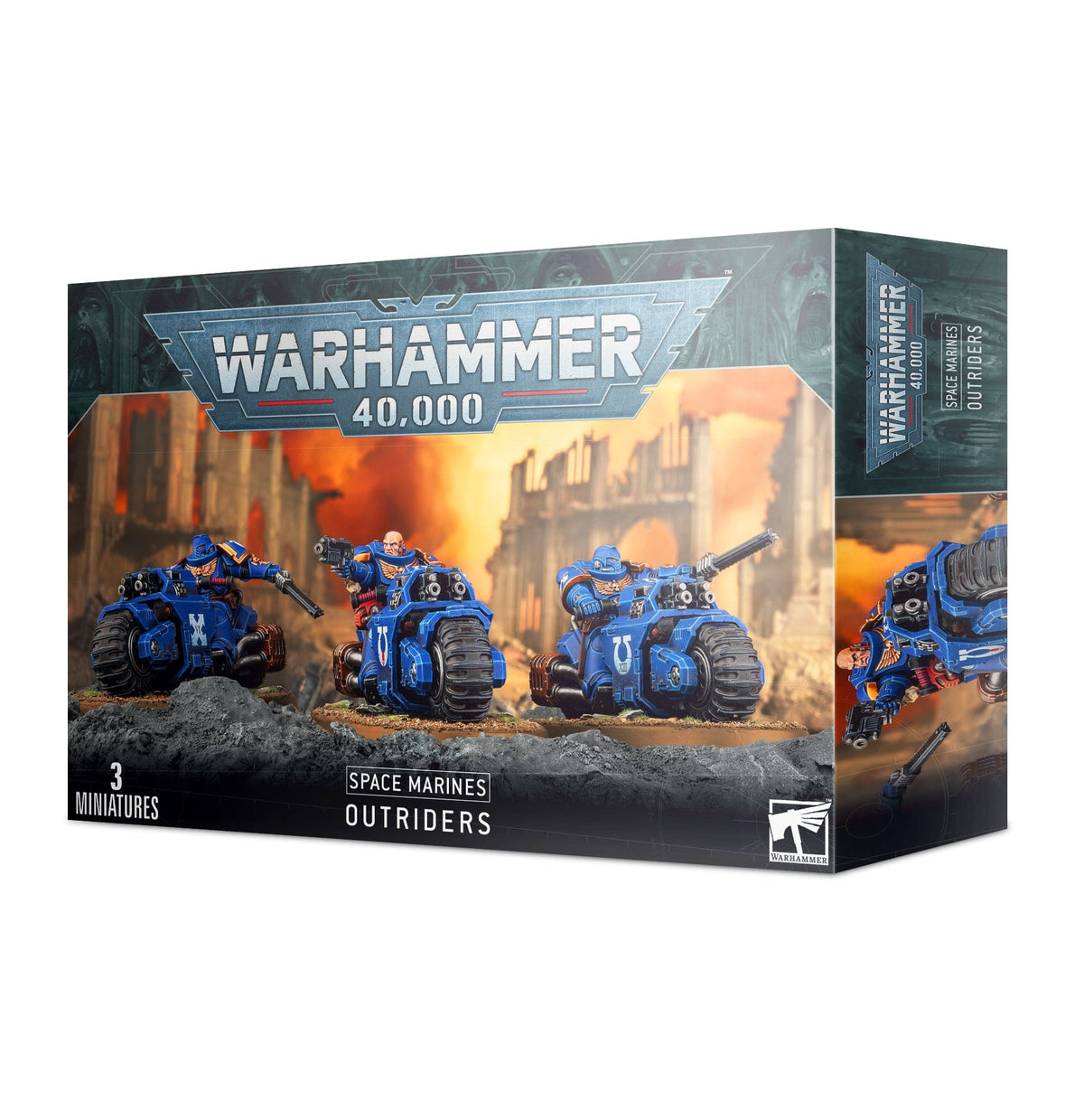 Games Workshop Tabletop Games > Games Workshop > Warhammer 40k > Space Marines Warhammer - 40k: Space Marines - Outriders 5011921138647 48-41