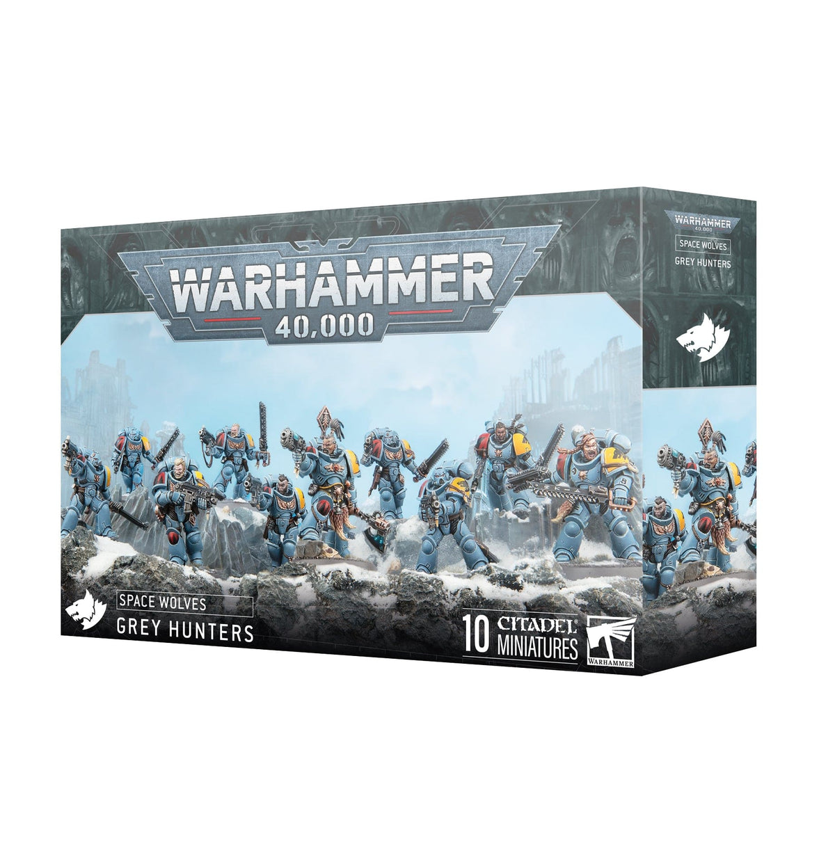 Games Workshop Tabletop Games > Games Workshop > Warhammer 40k > Space Wolves Warhammer 40K - Space Wolves: Grey Hunters 5011921244829 53-21