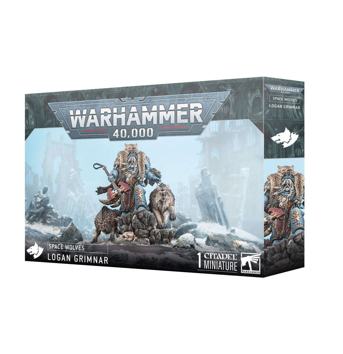 Games Workshop Tabletop Games > Games Workshop > Warhammer 40k > Space Wolves Warhammer 40K - Space Wolves: Logan Grimnar 5011921247851 53-28