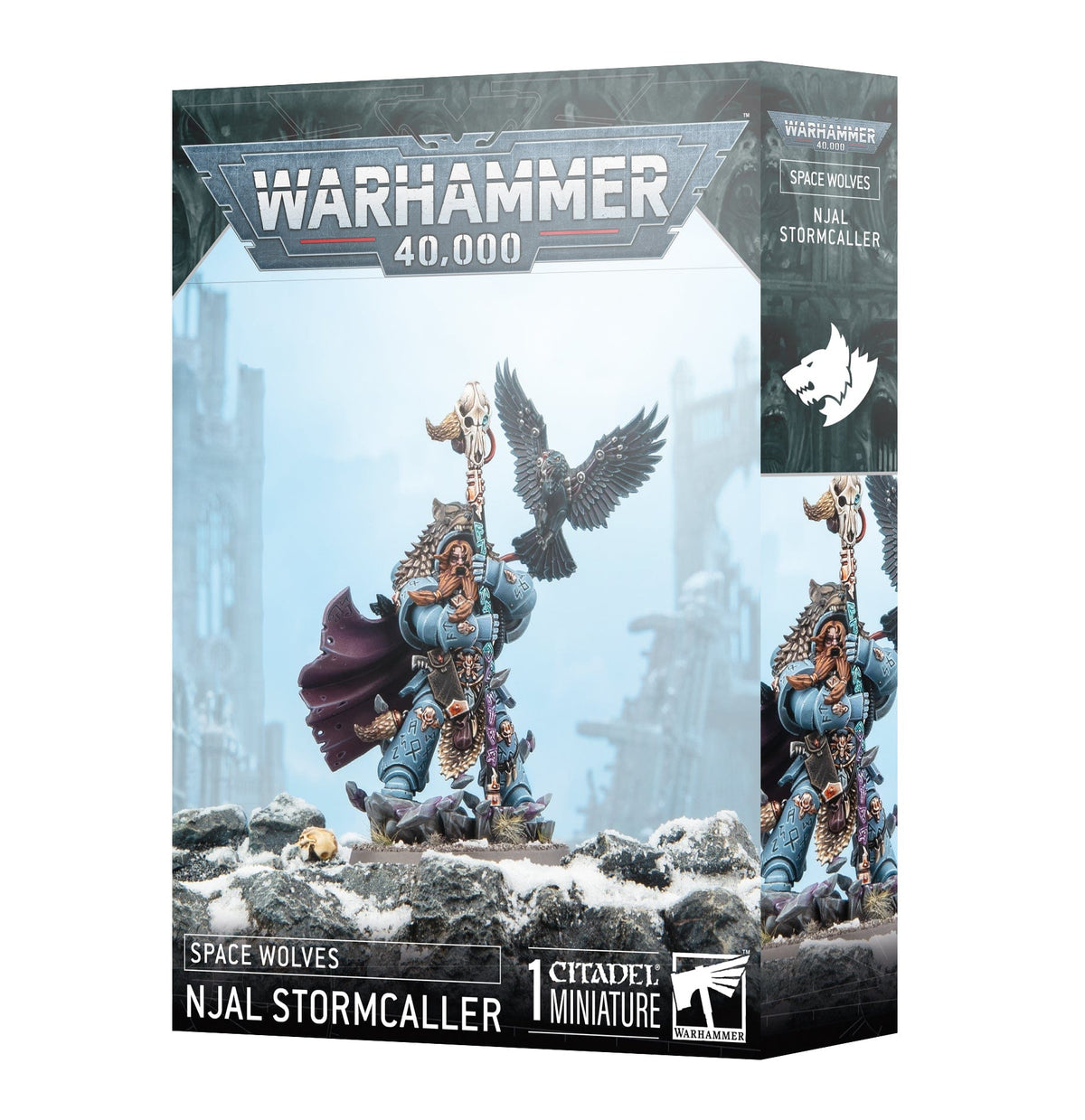 Games Workshop Tabletop Games > Games Workshop > Warhammer 40k > Space Wolves Warhammer 40K - Space Wolves: Njal Stormcaller 5011921247875 53-35