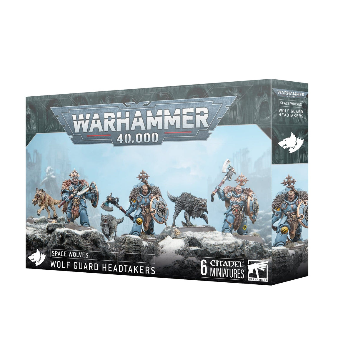 Games Workshop Tabletop Games > Games Workshop > Warhammer 40k > Space Wolves Warhammer 40K - Space Wolves: Wolf Guard Headtakers 5011921247844 53-29