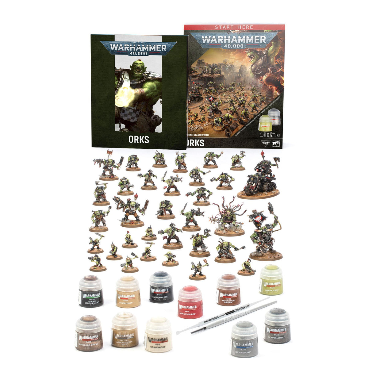 Games Workshop Tabletop Games > Games Workshop > Warhammer 40k > Starter Sets Warhammer 40K - Getting Started with Orks Set 5011921272945 60-53