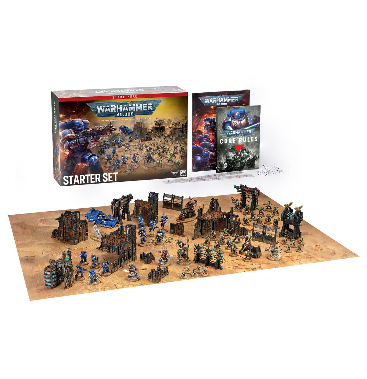 Games Workshop Tabletop Games > Games Workshop > Warhammer 40k > Starter Sets Warhammer 40K - Starter Set 5011921267781 40-05