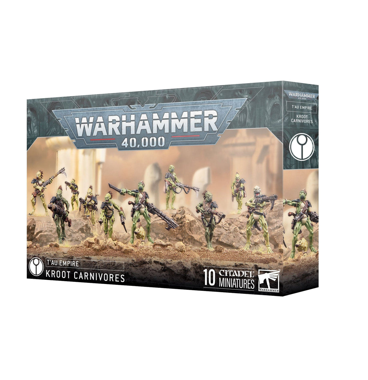 Games Workshop Tabletop Games > Games Workshop > Warhammer 40k > Tau Empire T'AU EMPIRE: KROOT CARNIVORE SQUAD 5011921204472 56-48