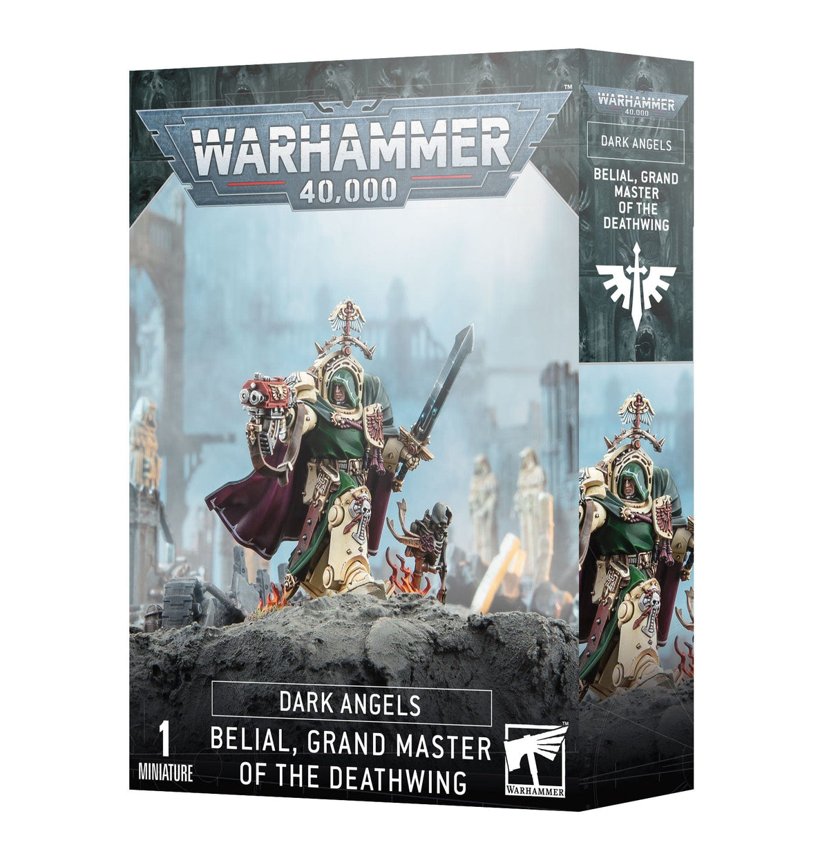 Games Workshop Tabletop Games > Games Workshop > Warhammer 40k Warhammer 40k - Dark Angels - Belial, Grand Master of the Deathwing 5011921203680 44-23