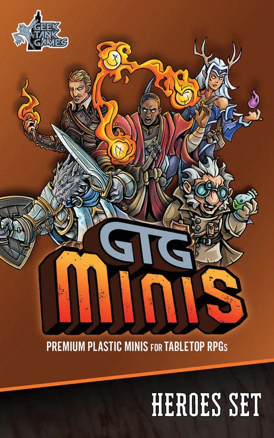 Geek Tank Games Miniatures > Other Miniatures GTG Minis: Heroes Set 1 863128000488 GTK 1009