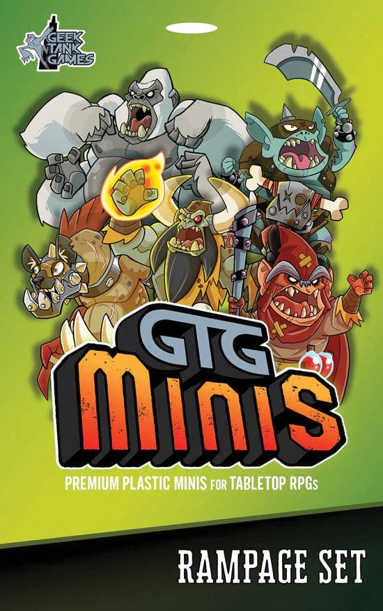Geek Tank Games Miniatures > Other Miniatures GTG Minis: Rampage Set 850014036133 GTK 1030