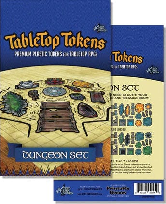 Geek Tank Games Miniatures > Other Miniatures GTG Minis: Tabletop Tokens Dungeon Set 863128000440 GTK 1004