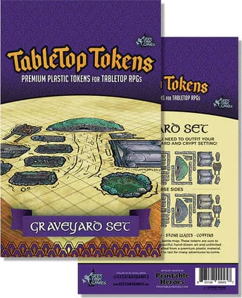 Geek Tank Games Miniatures > Other Miniatures GTG Minis: Tabletop Tokens Graveyard Set 863128000457 GTK 1005
