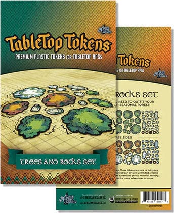 Geek Tank Games Miniatures > Other Miniatures GTG Minis: Tabletop Tokens Trees and Rocks Set 863128000471 GTK 1008