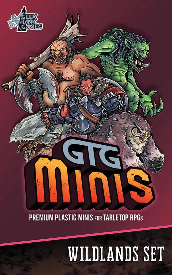 Geek Tank Games Miniatures > Other Miniatures GTG Minis: Wildlands Set 850014036041 GTK 1012
