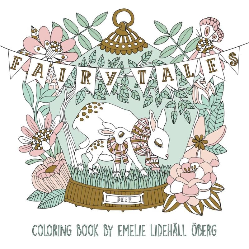 Gibbs Smith Books > Coloring Books Fairy Tales Coloring Book Paperback 9781423646624