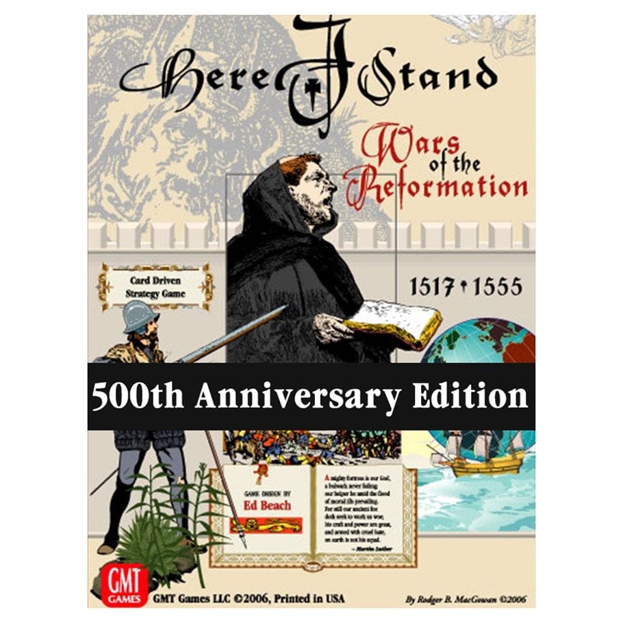 GMT Games Board Games Here I Stand: 500th Anniversary 2nd Edition 817054011407 GMT0512-24