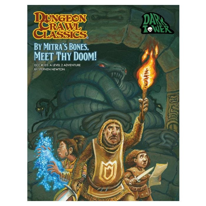 Goodman Games Books > RPG Dungeon Crawl Classics RPG: #105 - By Mitra's Bones, Meet Thy Doom 9781958809617 GMG 5115