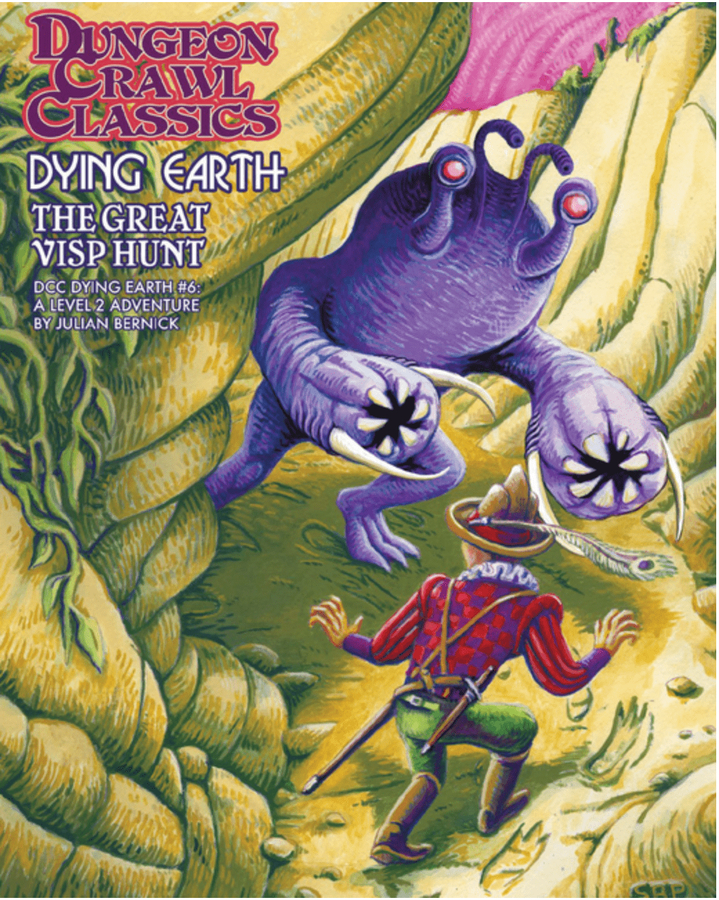 Goodman Games Tabletop Games > Role-Playing Games Dungeon Crawl Classics: Dying Earth - #6 The Great Visp Hunt 9781958809303 GMG 5272S