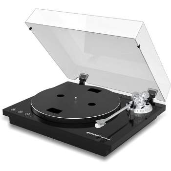 GPO Music > Audio Equipment GPO: PR-100 Bluetooth Turntable with Built-In Pre-Amp, Audio Technica Cartridge - Silver 5060237571730 GPO71730