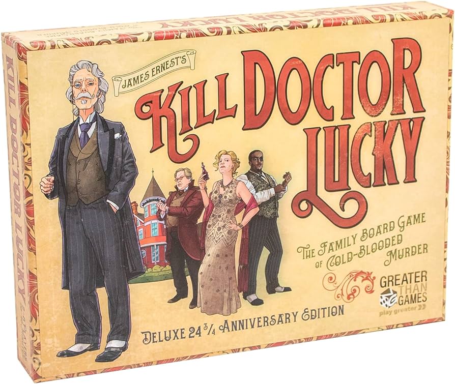 Greater Than Games Board Games > Large Box Games Kill Doctor Lucky: 24 3/4th Anniversary Edition 850008736056 GTG KDRL-CORE