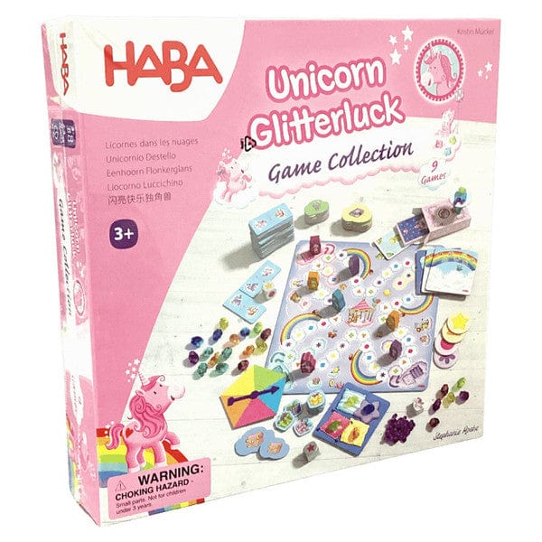 Haba USA Board Games Unicorn Glitterluck Game Collection Refresh 4010168287560 HAB2012231002