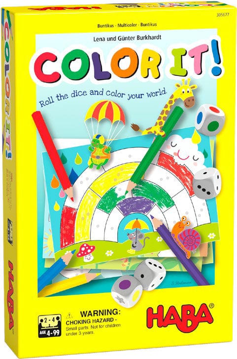 Haba USA Board Games > Large Box Games Color It! 4010168252315 HAB 305677