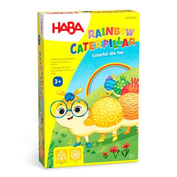 HABA USA Board Games > Small Box Games Rainbow Caterpillar 4010168264271 HAB 306986