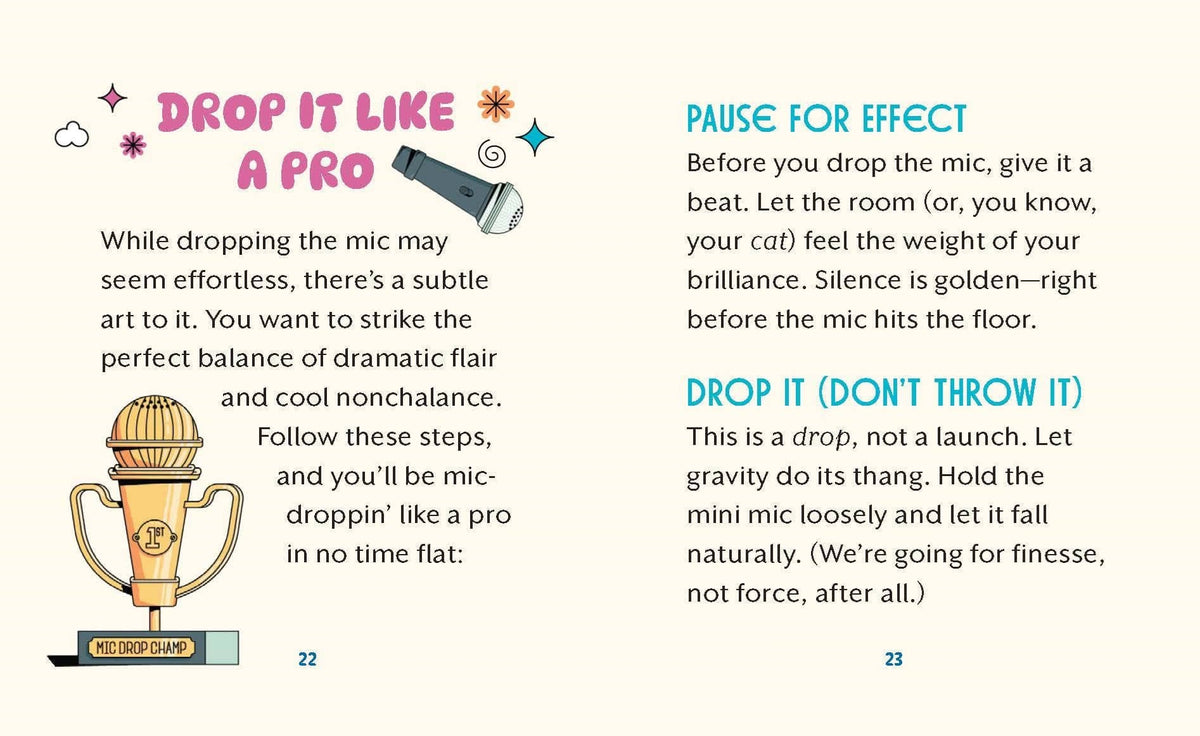 Hachette Book Group Toys Mini Mic Drop: With Feedback Sound 9798894141336 9798894141336