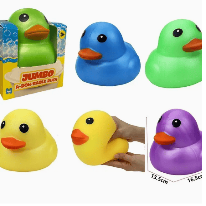 Handee Products (HPC) Toys > Fidget Toys Handee: Jumbo A"Doh"Rable Duck - 6.5" 064049356818 NV3681