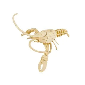 Hands Craft Model Kits > Other Model Kits 3D Wooden Puzzle: Lobster 850005994640 JP280